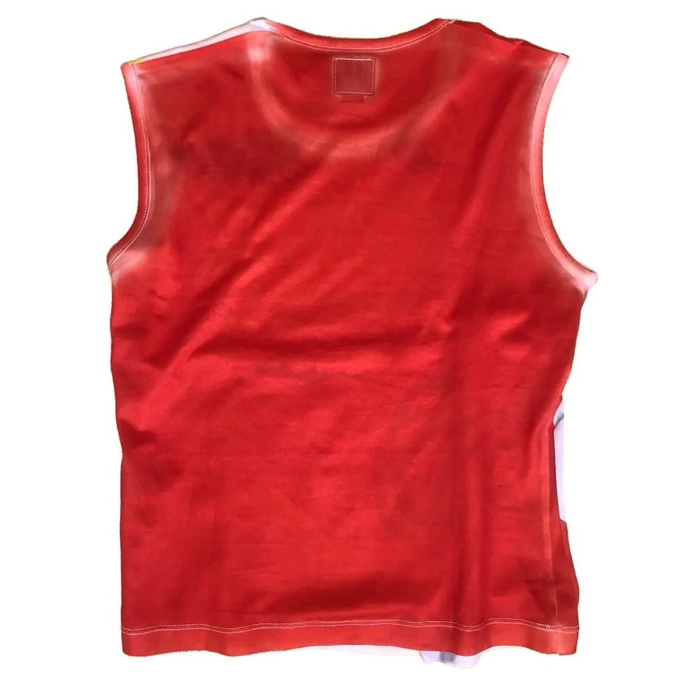 Miss Sixty Vintage Colorful Tongue and ice cream Graphic Sleeveless Top - Picture 6 of 8